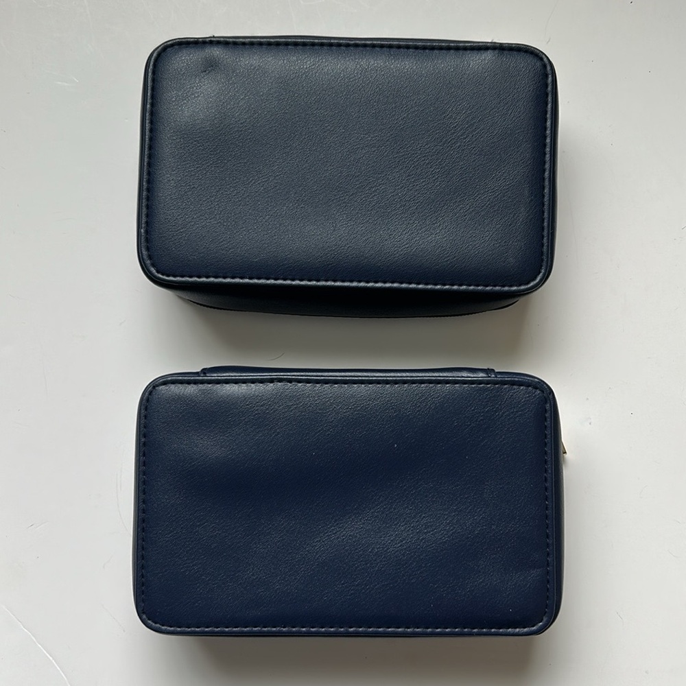 2 Missoni Blue Travel Amenity Bag/Cosmetic Case - Picture 3 of 7